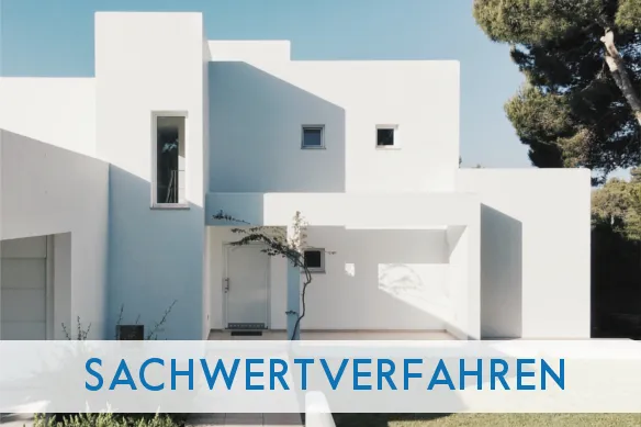 Titelbild Sachwertverfahren Haus in Bauhausstil
